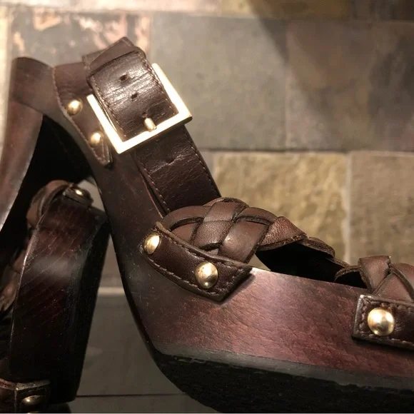 Gucci braided platform sandals - Picture 13 of 15